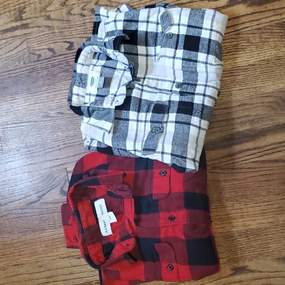 *BUNDLE* 2 Boys Flannel Shirts